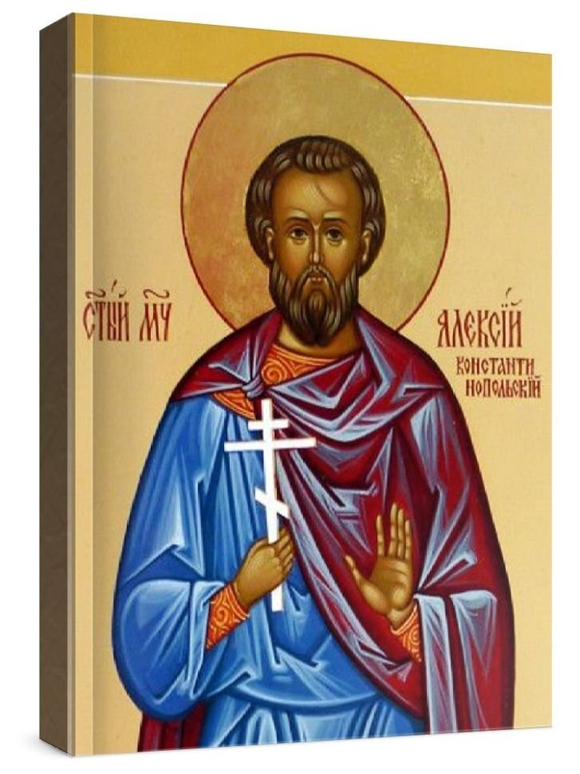 Алексий Константинопольский (рукописная икона)