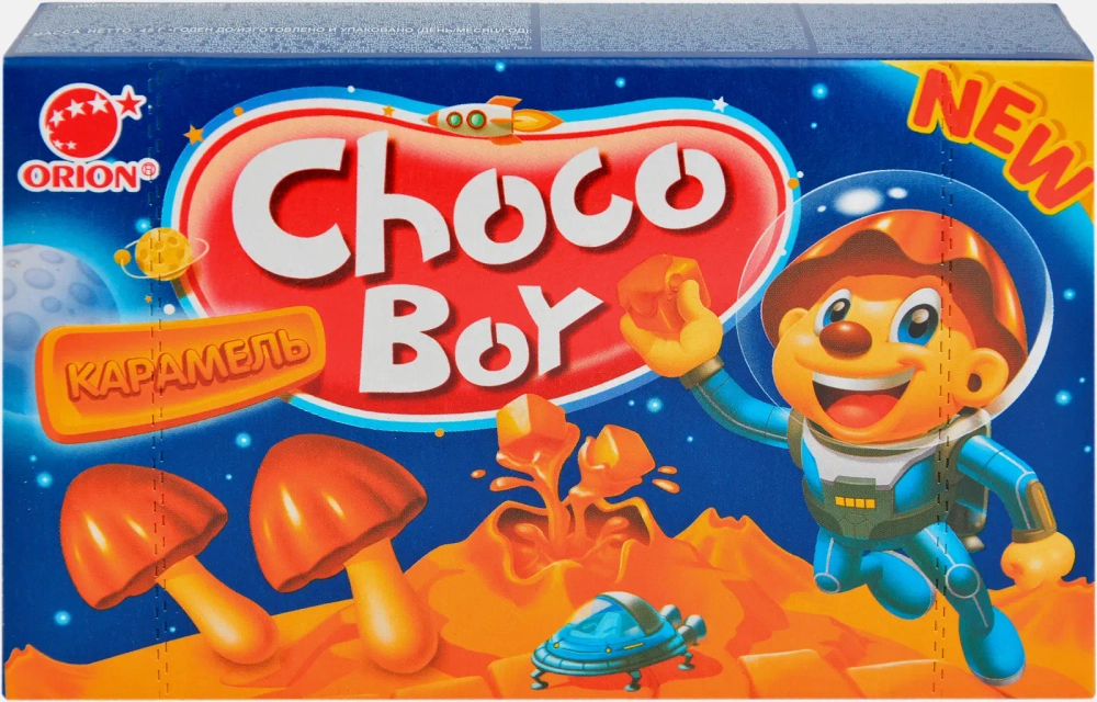 Печенье Choco Boy Caramel с карамелью Orion 45г
