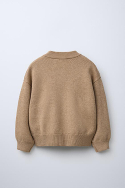 ZARA КАРДИГАН, РЫЖЕВАТО-КОРИЧНЕВЫЙ