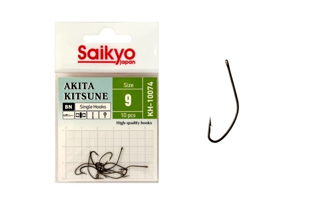 Крючки для рыбалки Saikyo KH-10074 BN AKITA KITSUNE