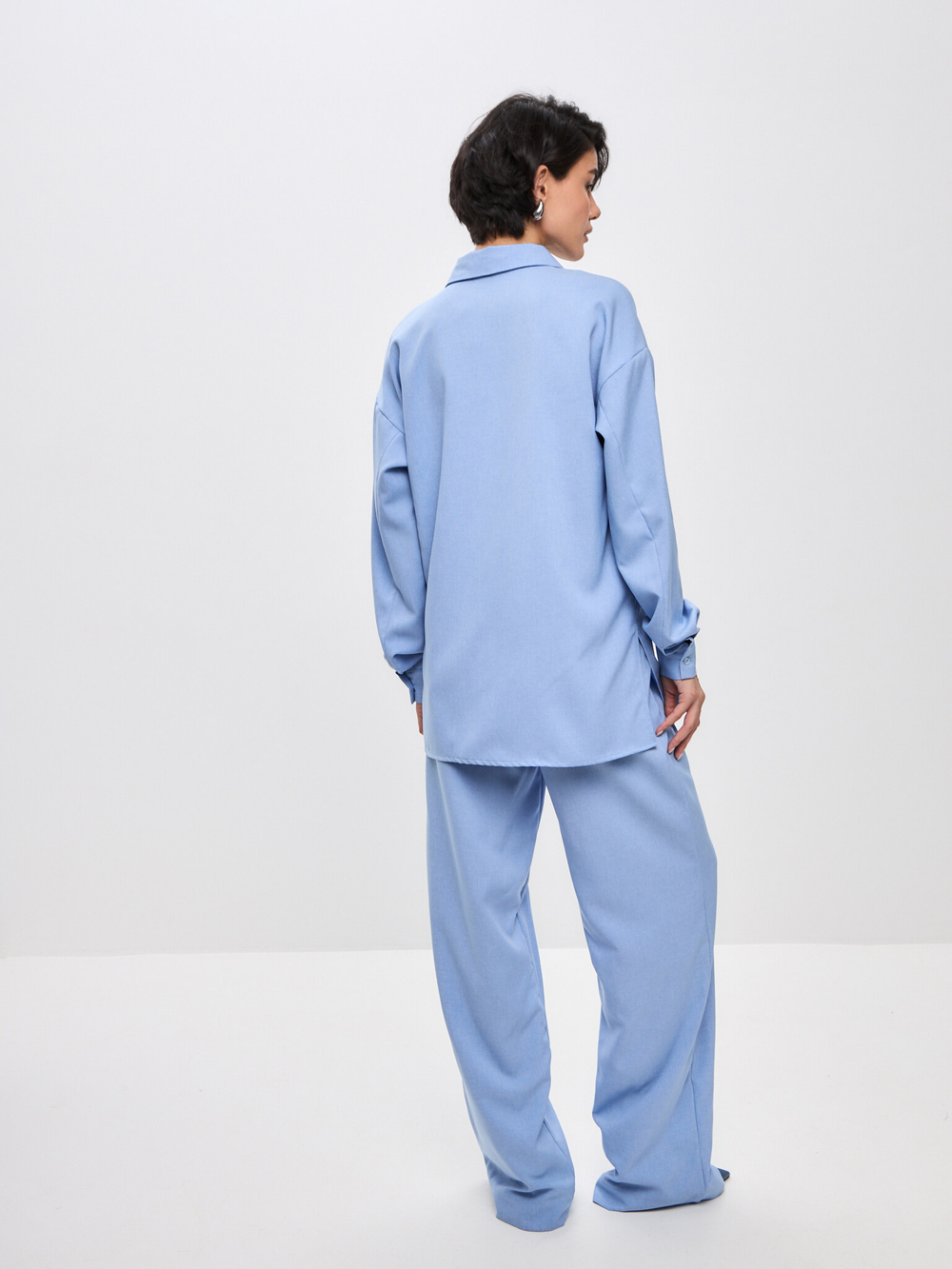 Голубая рубашка Микадо