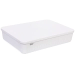 Корзина - органайзер с крышкой «БИСКОТТИ», цвет белый, 36.5*26*8см