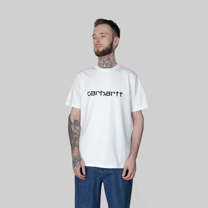 Футболка мужская Carhartt WIP Script артикул:I031047 - купить в магазине Дайс