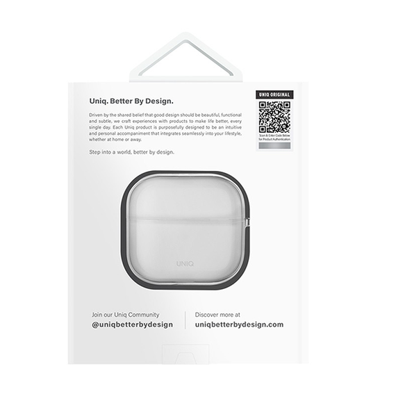 Чехол Uniq Glase TPU для Airpods 4 Clear (AIRPODS(2024)-GLSCLR)