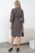 Платье Милана (бежевый/серый) Р11-1248/3 Nikol