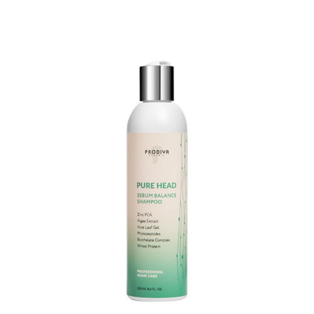 Prodiva PURE HEAD SEBUM BALANCE Shampoo - Шампунь для жирной кожи головы SALE! по срокам годности