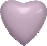 Шар (19''/48 см) Сердце, Орхидея, 1 шт.