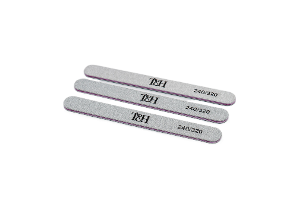 Пилка для ногтей T&amp;H 240/320