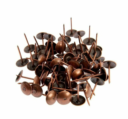 Гвозди мебельные медь (100шт/уп)