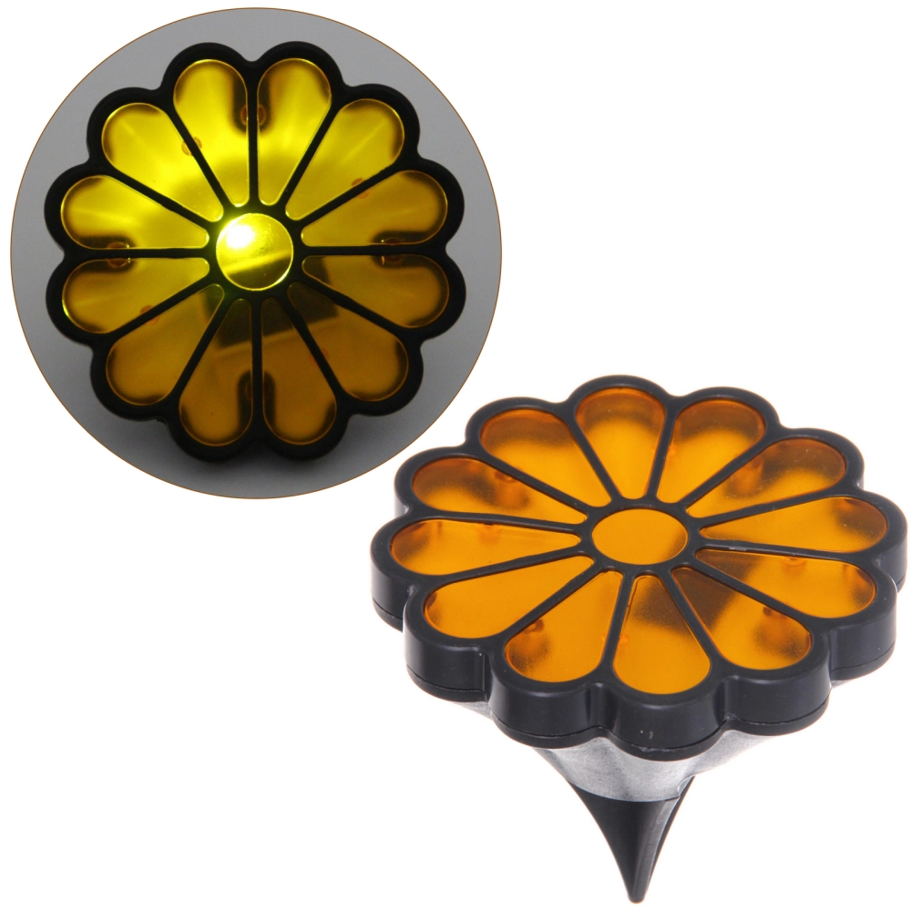 Светильник на солнечной батарее «Невероятный цветок» 9*9 см, в ассортименте (цвет свечения белый)