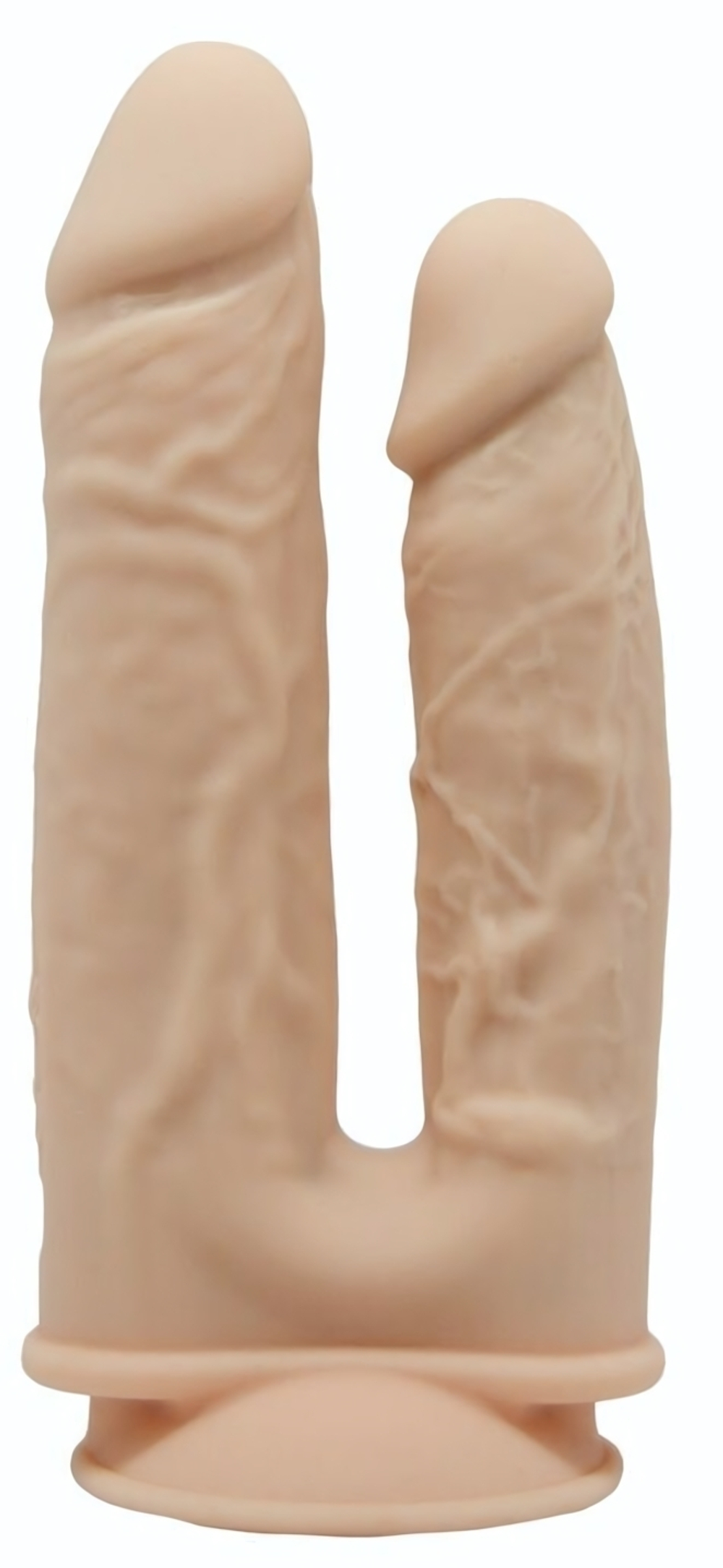Телесный анально-вагинальный вибромассажер Model 1 с пультом ДУ (Цвет: телесный)