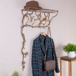 Вешалка настенная Терра кованая Амбер