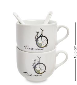 MUG-168/3 Набор из двух кружек «Время путешествий»