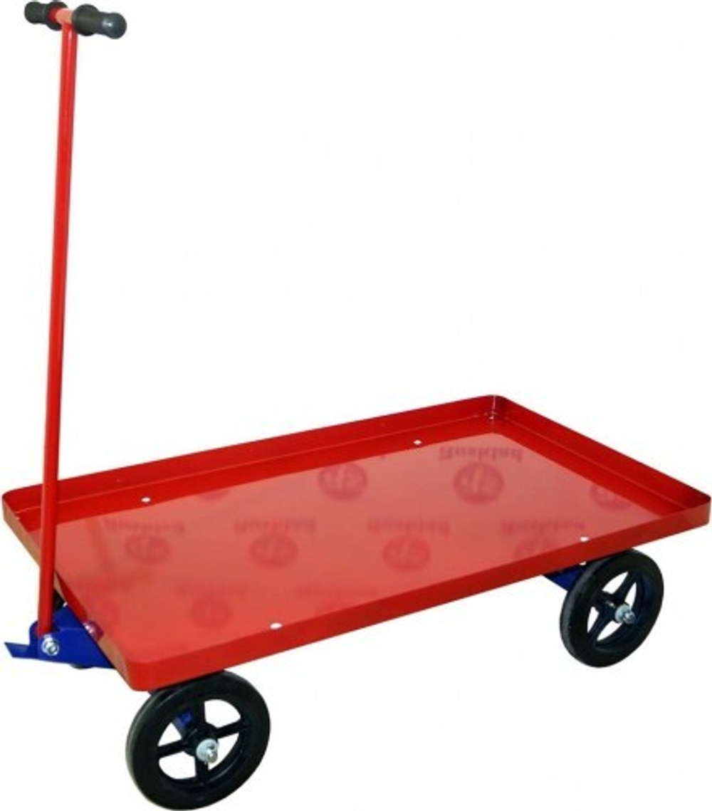 Тележка платформенная Rusklad ТПО 2 600х900 мм, до 450 кг, пневматические колеса ТПО 2 пневмо