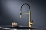 Смеситель для кухни Paulmark Magneto One Ma213188-BG брашированное золото