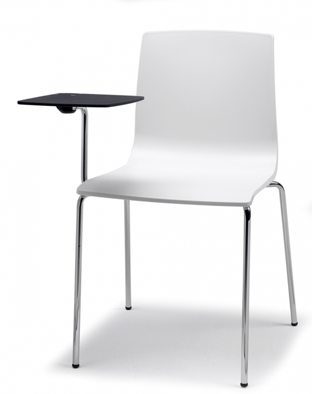 Стул с пюпитром для конференц-зала Scab Design Alice, хром, лен