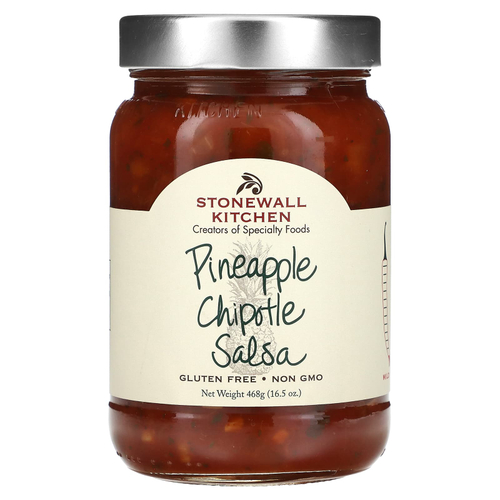 Stonewall Kitchen, ананасовая сальса и чипотле, неострая, 468 г (16,5 унции)