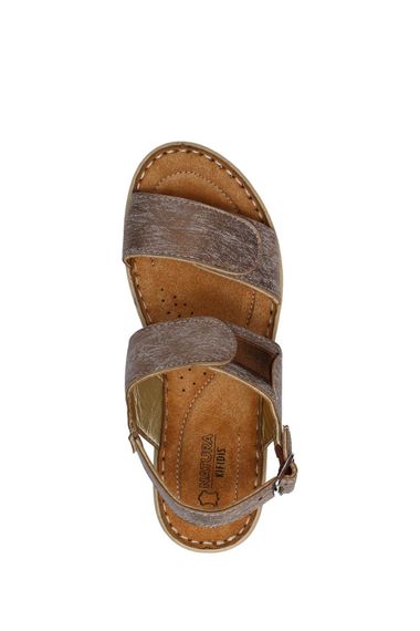 Qadın üçün bej sandal ortopedik
