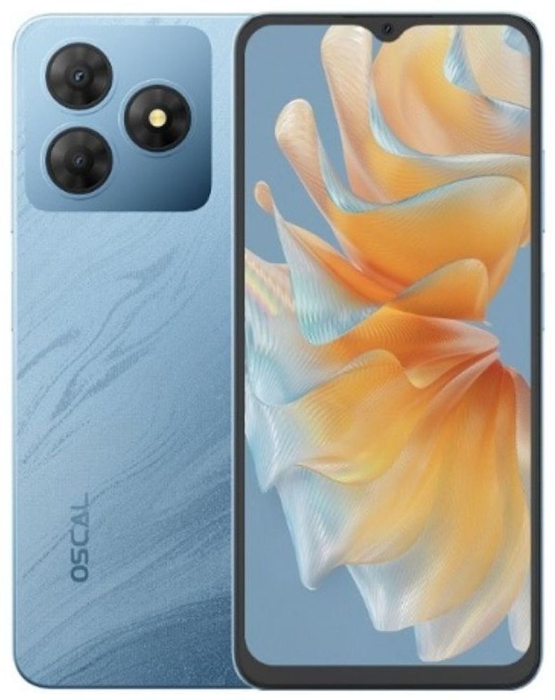 Смартфон OSCAL FLAT 2 6 ГБ/256 ГБ синий