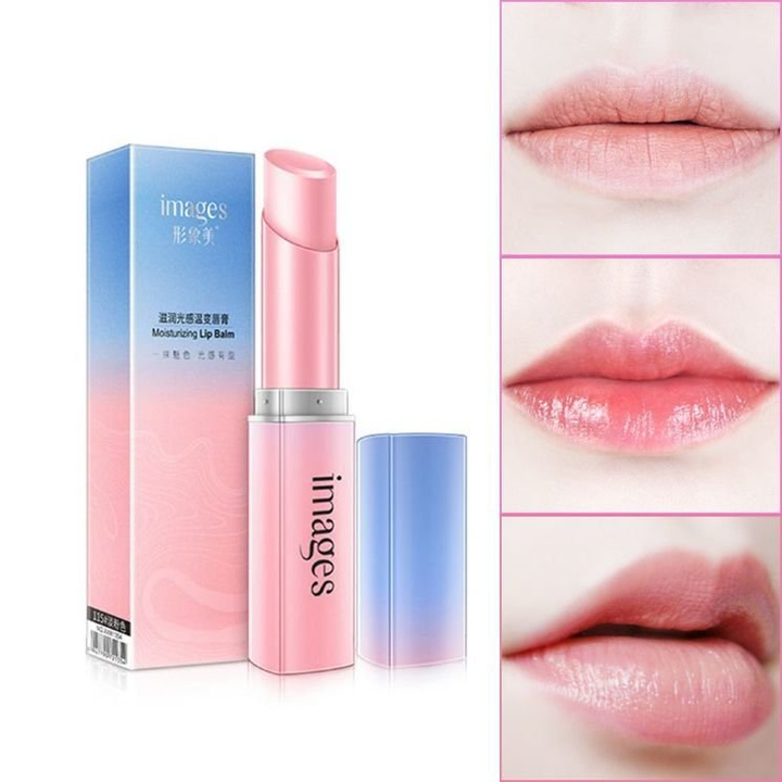 Бальзам для губ Images с легким оттенком, тон 120 нежный розовый