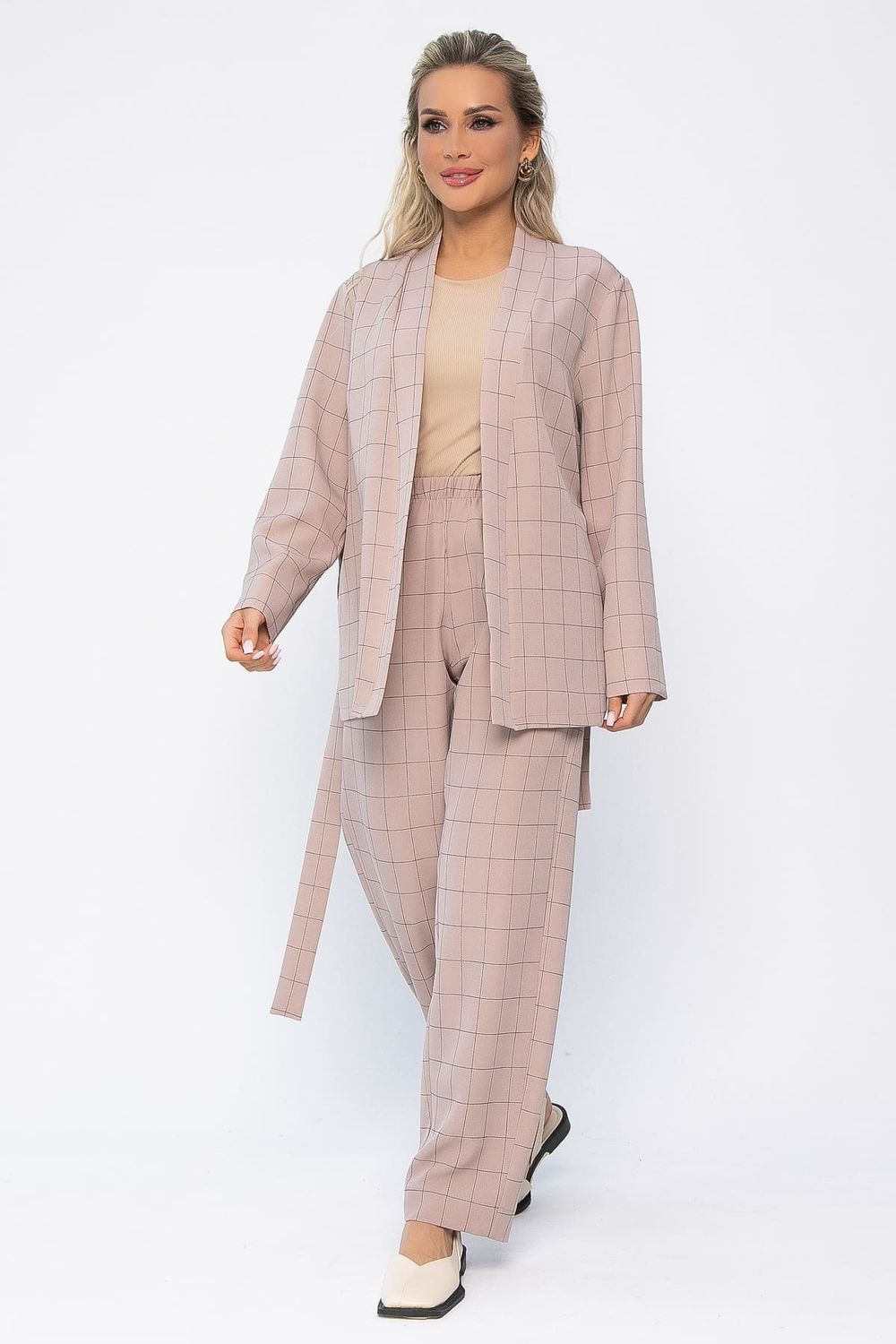 Костюм Поцелуй удачи (бежевый) К13542-1М LT Collection