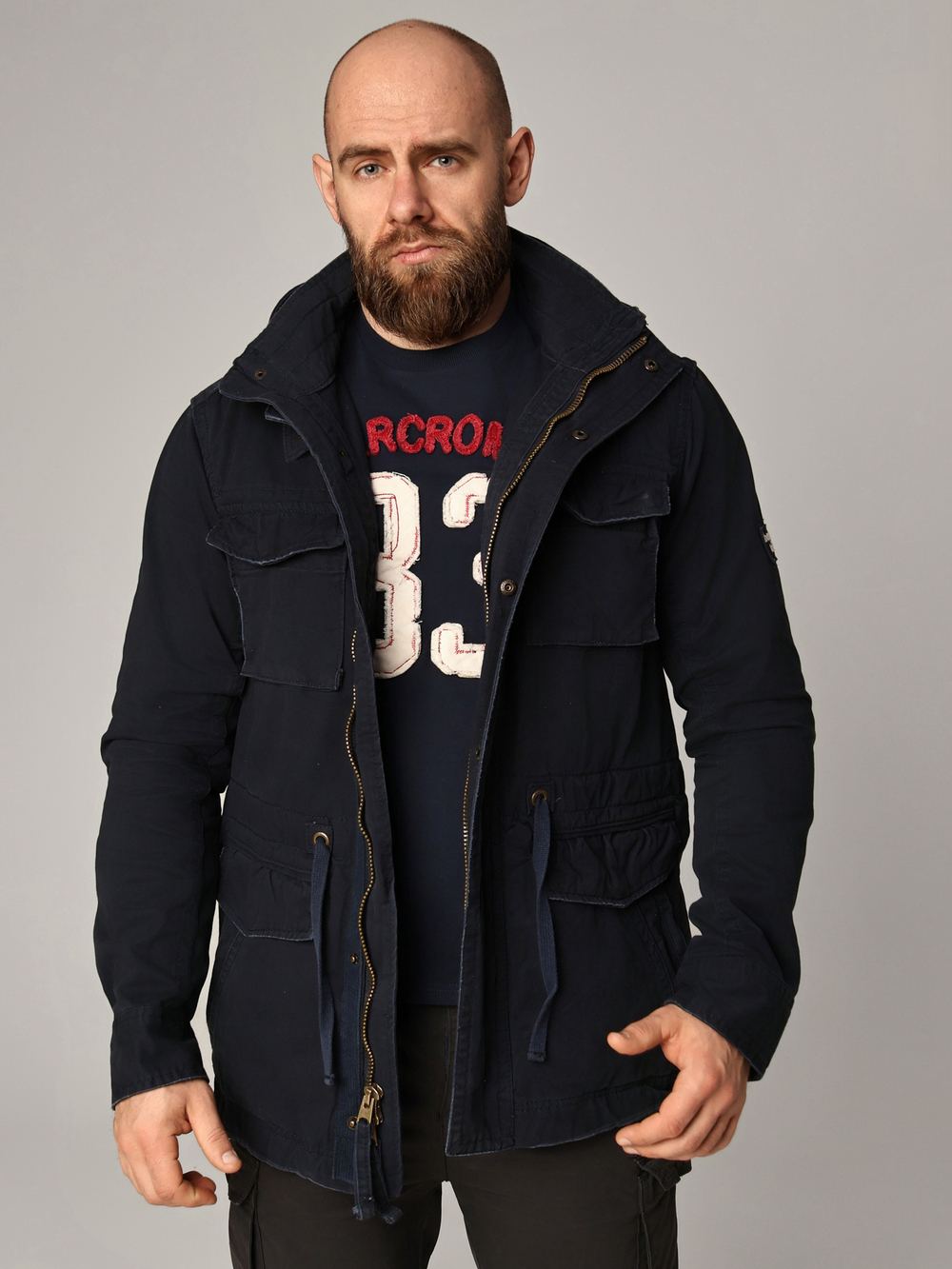 Ветровка плотная хлопковая Abercrombie & Fitch AB269A