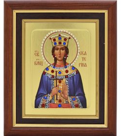 Икона Екатерины великомученицы, писанная в монастыре.