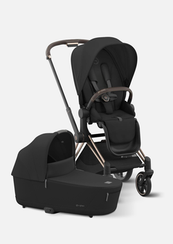 Cybex Детская коляска Priam IV Rosegold 2 в 1 цвет Sepia Black