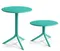 Регулируемый пластиковый стол Spritz Ø60 см, ментоловый
