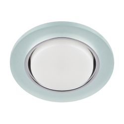 Встраиваемый светильник со светодиодной подсветкой ЭРА DK LD51 FR GX53 белый матовый