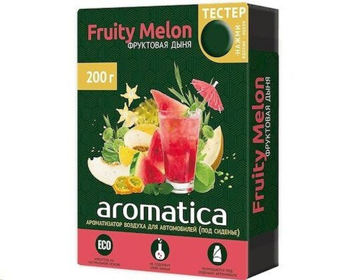 Ароматизатор под сиденье  AROMATICA  Fruity Melon 200 мл гелевый (FOUETTE)