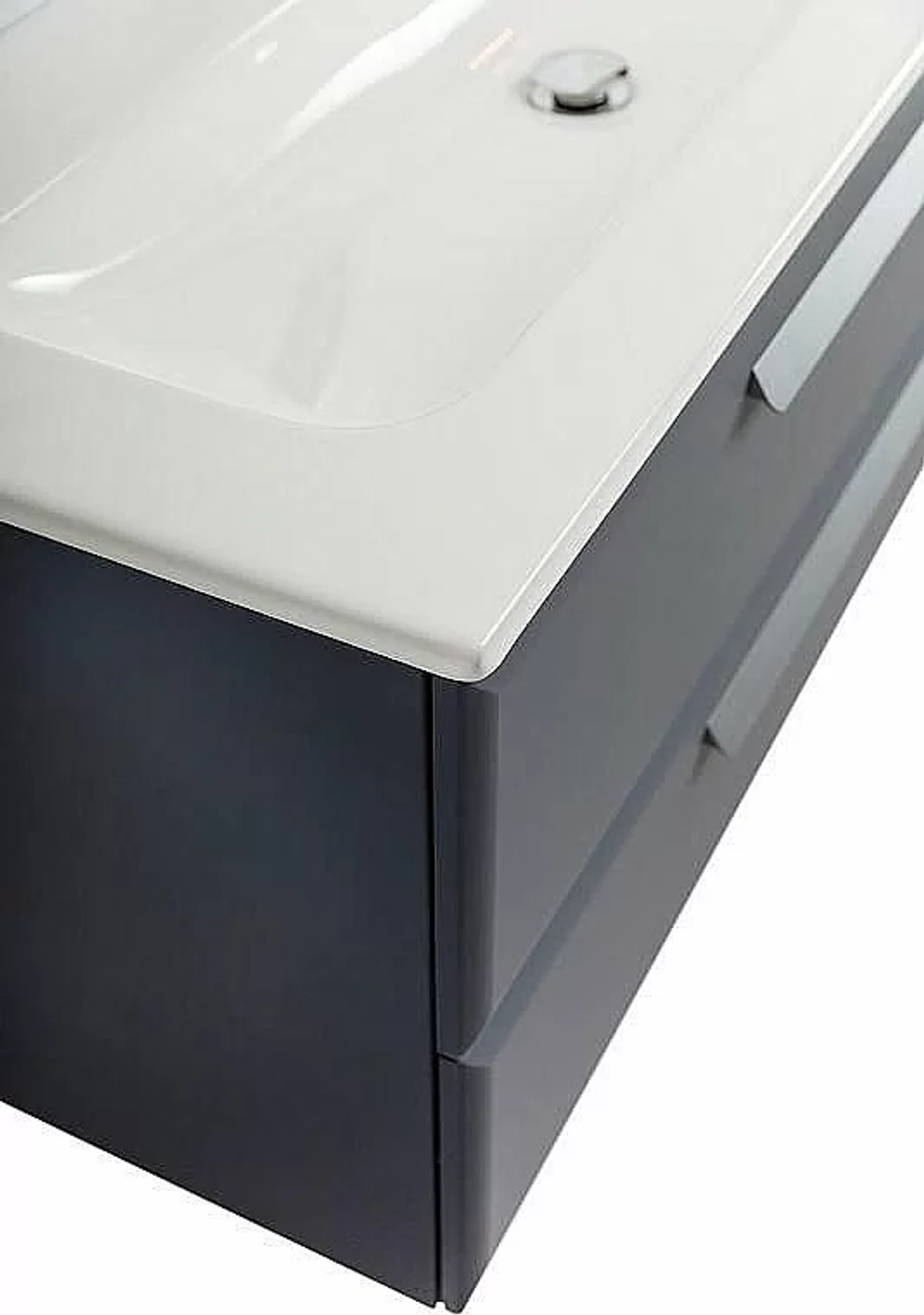 Тумба с раковиной Cezares ECO-CER-N 120 ECO-CER-N-1200-2C-SO-GR-P графит