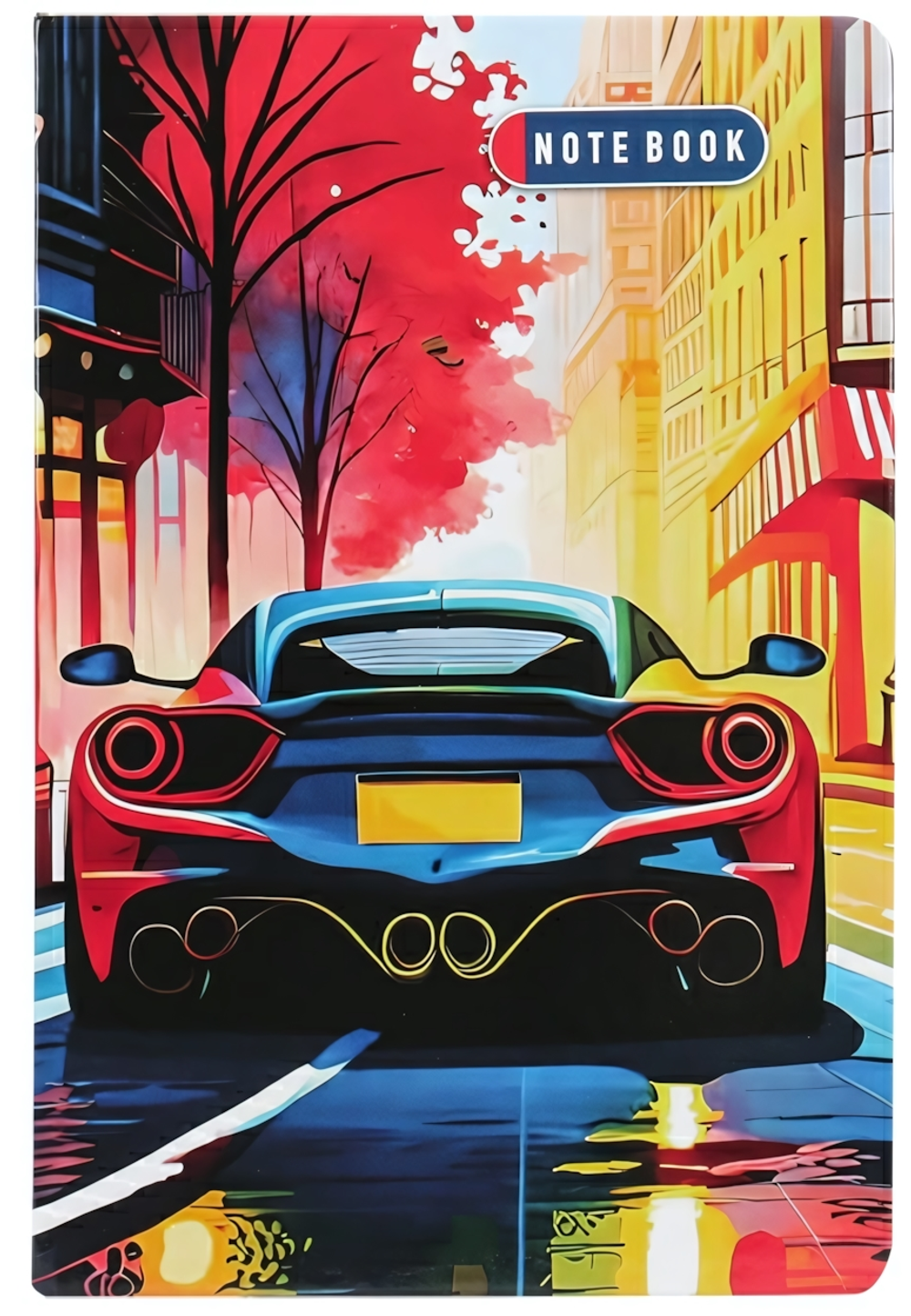 Блокнот 14,5*21см. 80л. линия "Скорость" (Darvish)