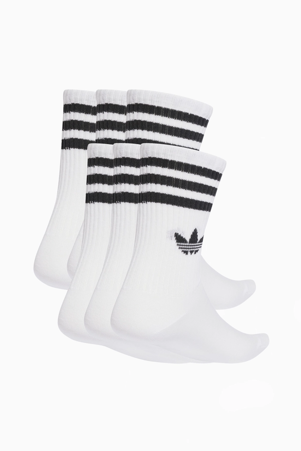 Носки adidas 3-Stripes High Crew 6 Pairs - белый