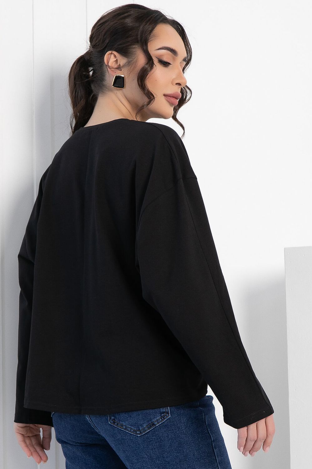 Блуза Англия (черная) Б12906-39М LT Collection