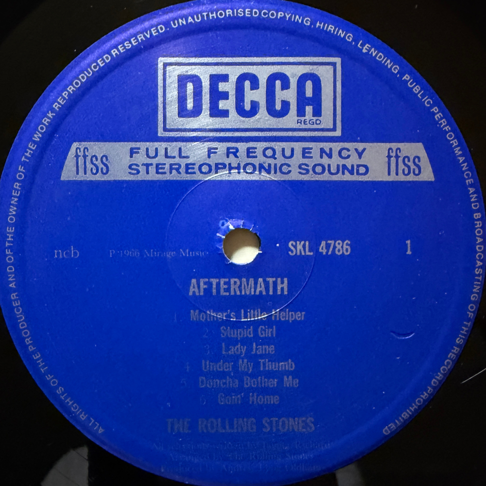 The Rolling Stones ‎– Aftermath (Скандинавия 1981г.) Т