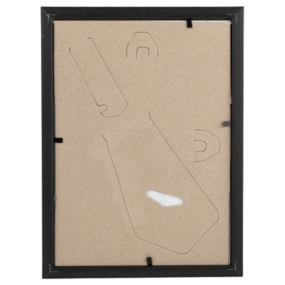 Фоторамка Image Art Радуга 15х21 пластиковая со стеклом чёрный