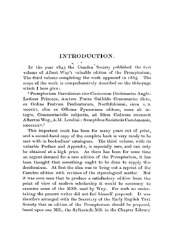 The Promptorium Parvulorum. The First English-Latin Dictionary | Galfridus