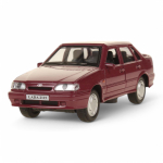 Модель ин. мет. "ВАЗ-2115 Самара" 12см. двери, вишневый, коробка 2115-12-CRY (Технопарк)