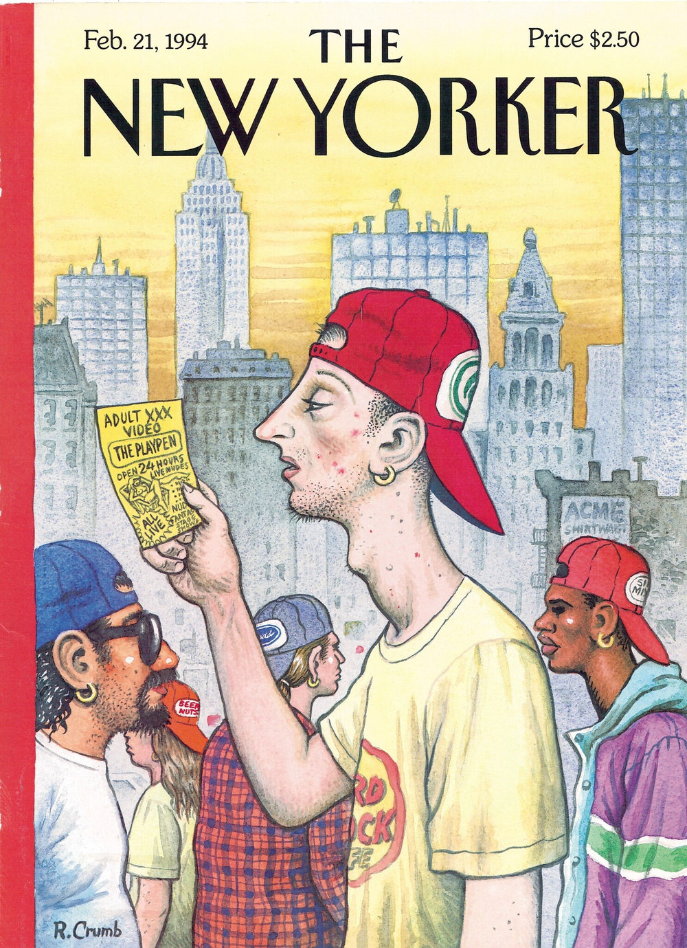 Журнал The New Yorker 21-02-1994, обложка