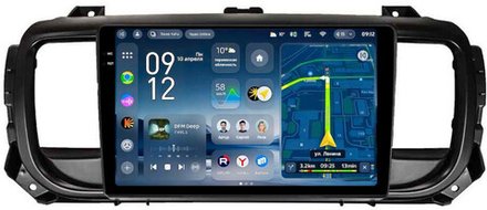 Магнитола для Peugeot Traveller/Expert, Citroen SpaceTourer/Jumpy, Opel Zafira Life/Vivaro - Teyes CC4-PRO монитор 9.5" 2K QLED на Android 13, Snapdragon 778G, AI, CarPlay, DSP, 4G SIM-слот