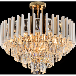 Люстра Rivoli Nicole 1041-308 8 х Е14 40 Вт хрусталь | Хрусталь