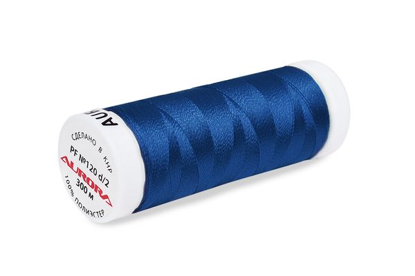 Нитки для креативных работ Aurora №120, 300 м, цв. PF357, 5 катушек