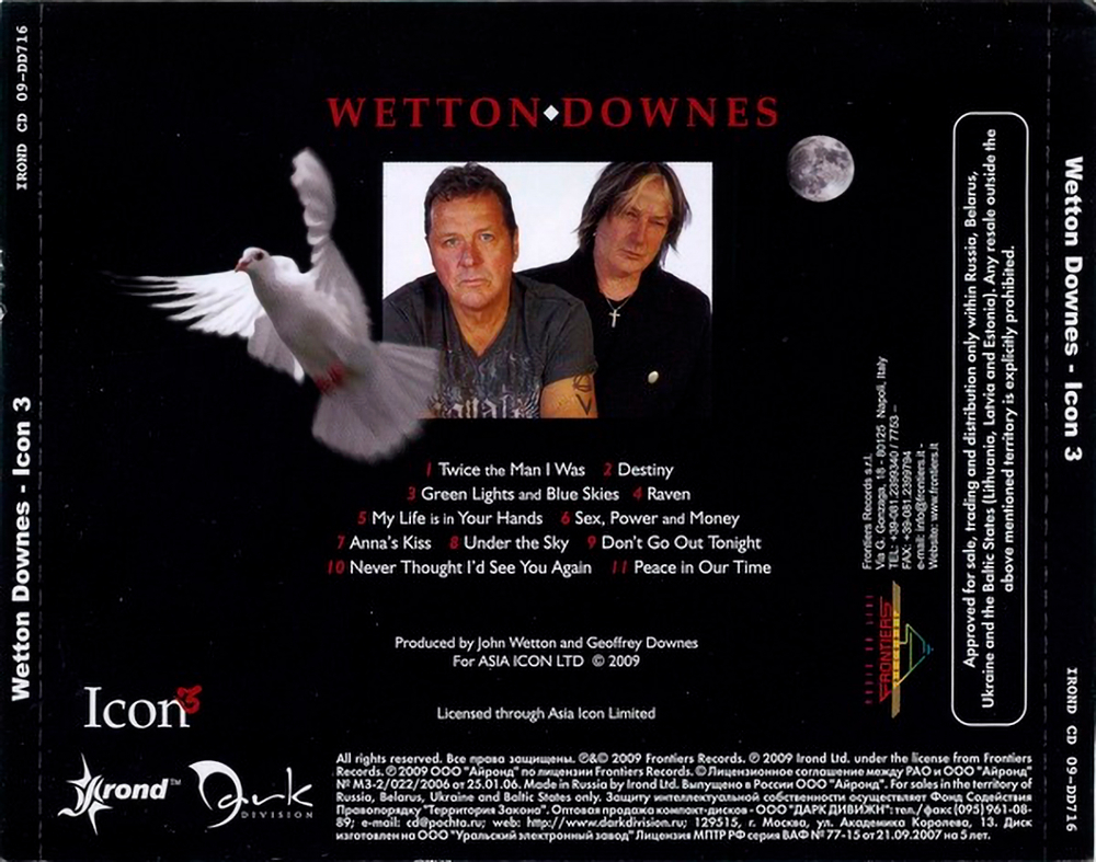 Wetton Downes / Icon 3 (RU)(CD)
