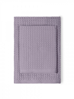 Набор полотенец вафельных 2шт DeNASTIA для бани/сауны 300gsm 70x140/50x90, 100% хлопок, лавандовый