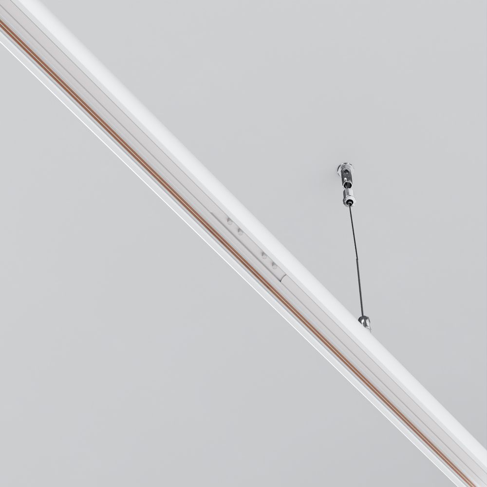 Коннектор прямой для круглого низкопрофильного шинопровода Maytoni Exility TRAM034CI-R-41W