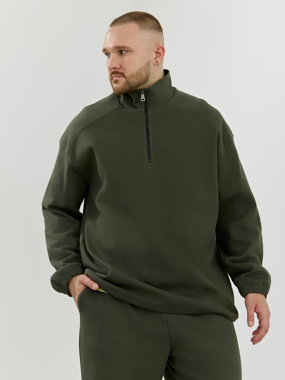 Толстовка мужская Интер-1 Виотекс ХАКИ