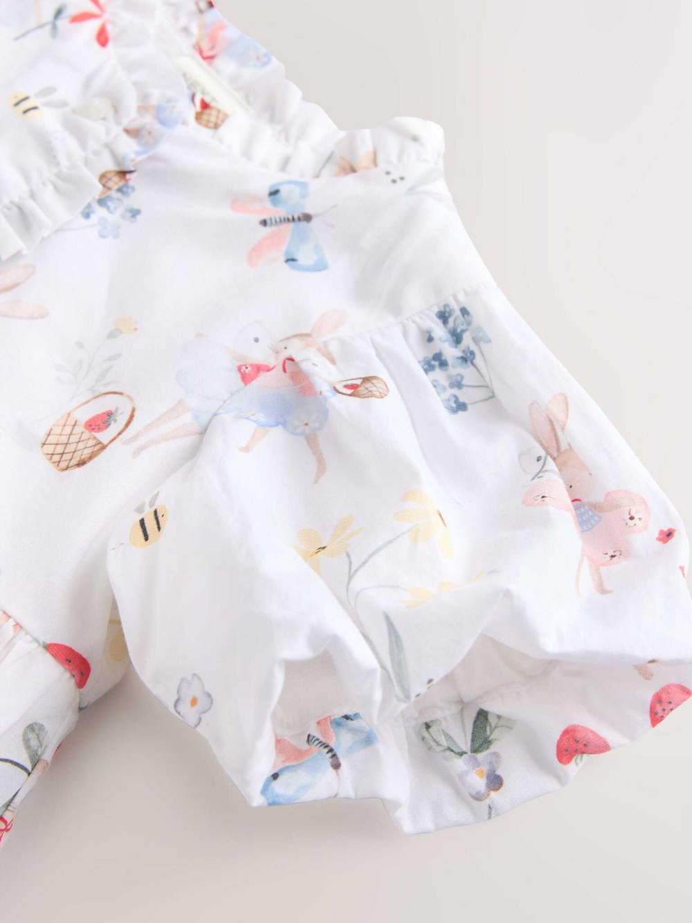 Платье для девочки Next AA8-199, Белый, Розовый