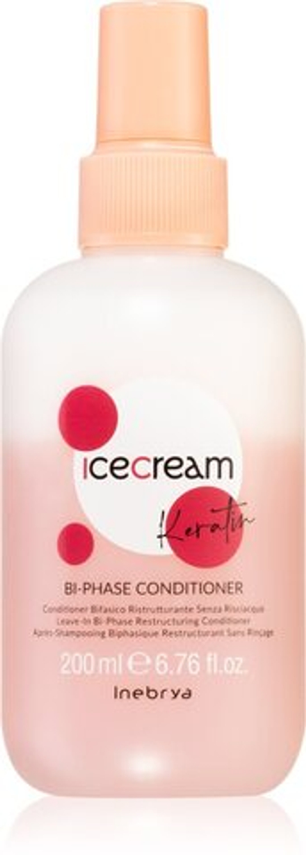 Inebrya Keratin - Двухфазный несмываемый кондиционер с кератином /   200  ml  / GTIN 8008277263137