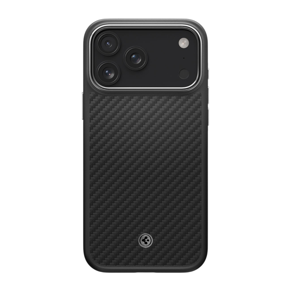 Арамидный чехол MagSafe Spigen Enzo Aramid T (Mag Fit) для iPhone 17 Pro Max Тонкий укреплённый гибридный чехол из арамидного волокна Aerocore с сенсорной накладкой для Контроллера камеры